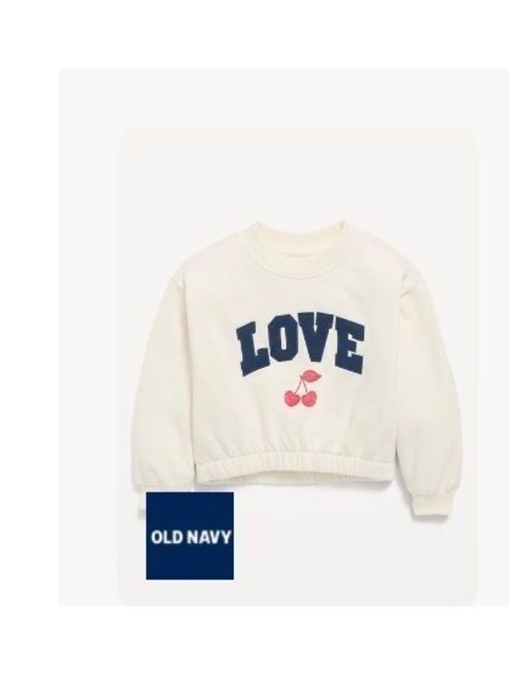 Long-Sleeve Graphic Sweatshirt for Toddler Girls